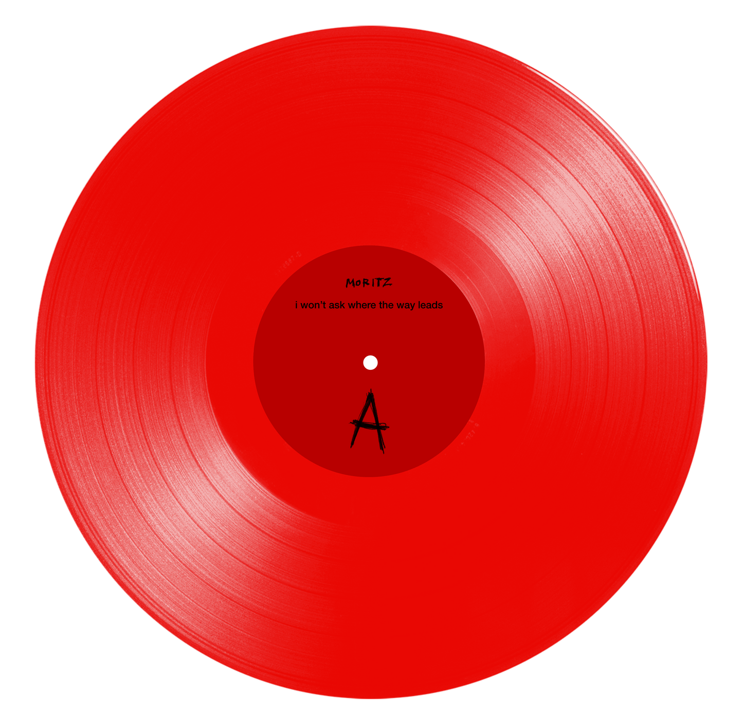 i won't ask where the way leads - Vinyl (transparent red)